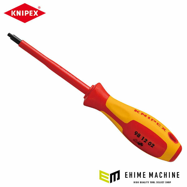 日本正規品 クニペックス 絶縁ロバートソンドライバー R2 1000V (9812-02)(4003773086185) KNIPEX