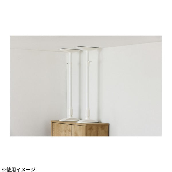 アイリスオーヤマ 家具転倒防止伸縮棒 Lサイズ 2本セット 高さ60～100cm 耐圧約220kg 地震対策 (KTB-60R)(4967576705677) IRIS OHYAMA