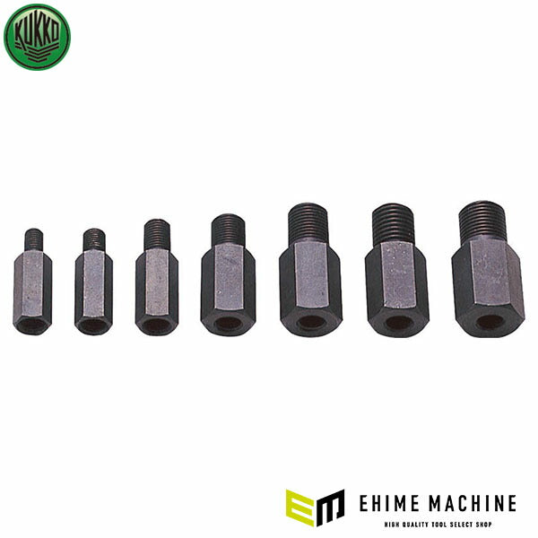 日本正規品 KUKKO スライドハンマー用7PCアダプターセット (224S-7) (4545301012421) クッコ