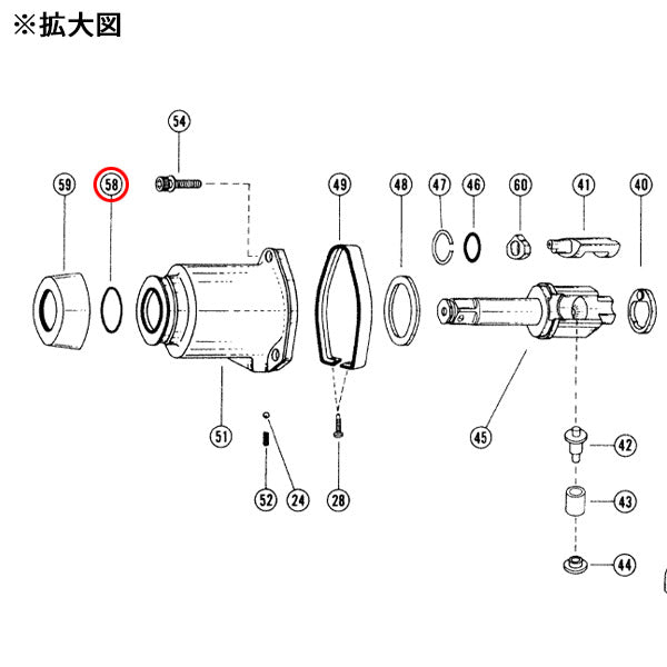 空研 エアーインパクトレンチ KW-3800pro 部品取り KUKEN ジャンク 空