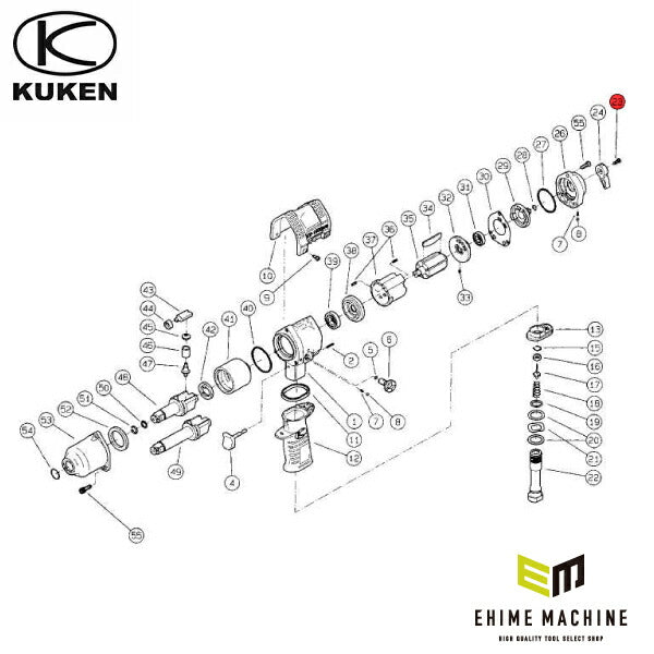 [部品・代引き不可] 空研 KW-1600pro用パーツ 【ライン穴付きタッピングネジ】 Z0704X10  KW-1600pro-No.23