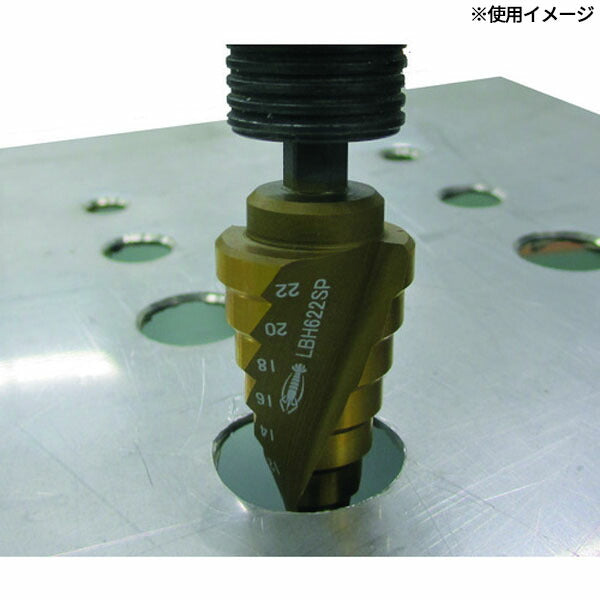 ロブテックス スパイラルステージドリル TiNコーティング 13段 6~35mm LB635SP (LB635SP)(4963202093811) LOBSTER エビ