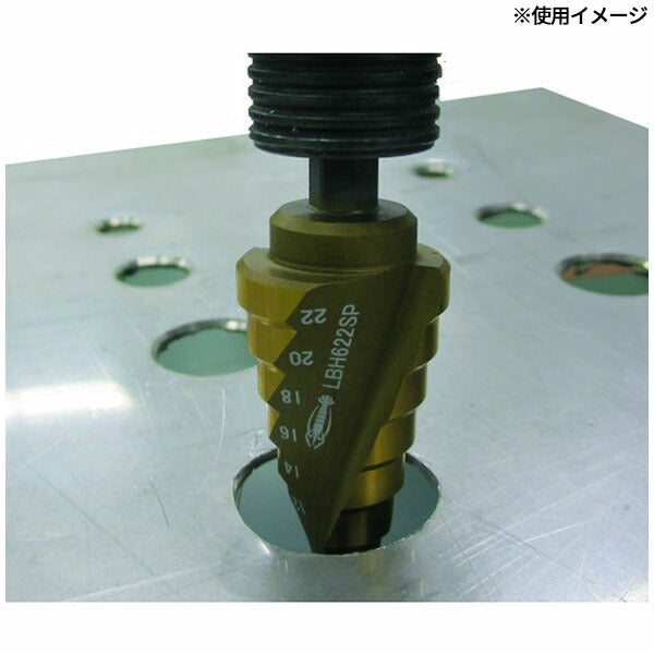 ロブテックス スパイラルステージドリル TiNコーティング 15段 6~42mm LB642SP (LB642SP)(4963202093859) LOBSTER エビ