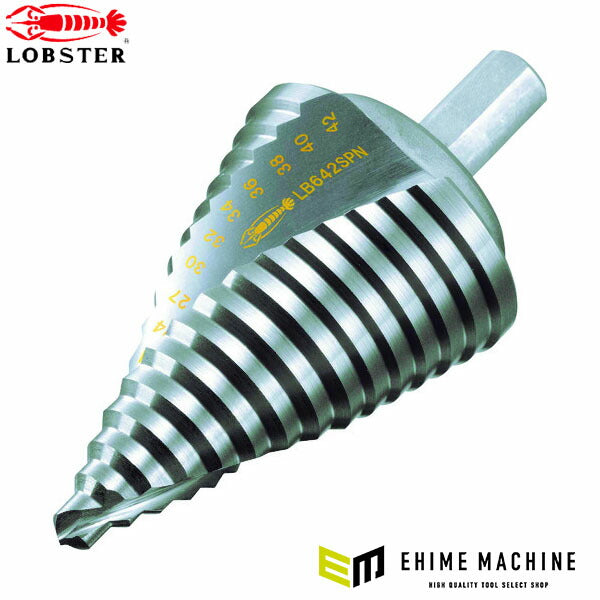 ロブテックス スパイラルステージドリル ノンコーティング 15段 6~42mm LB642SPN (LB642SPN)(4963202094313) LOBSTER エビ