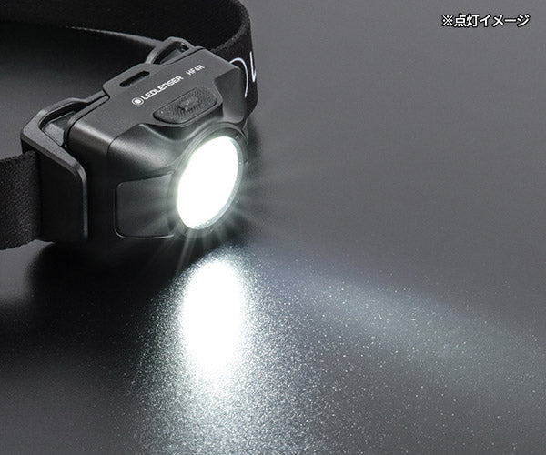 [26AW新商品] 日本正規品 レッドレンザー 充電式ヘッドライト HF4R ブラック 650ルーメン 乾電池両用 軽量92g USB-C充電 (503317)(4058205042666) Ledlenser