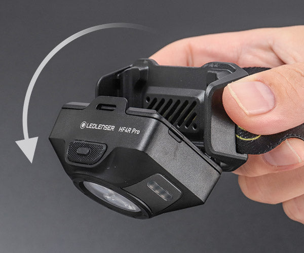 [26AW新商品] 日本正規品 レッドレンザー 充電式ヘッドライト HF4R PRO 650ルーメン ヘルメット対応 乾電池両用 軽量92g (503318)(4058205042680) Ledlenser