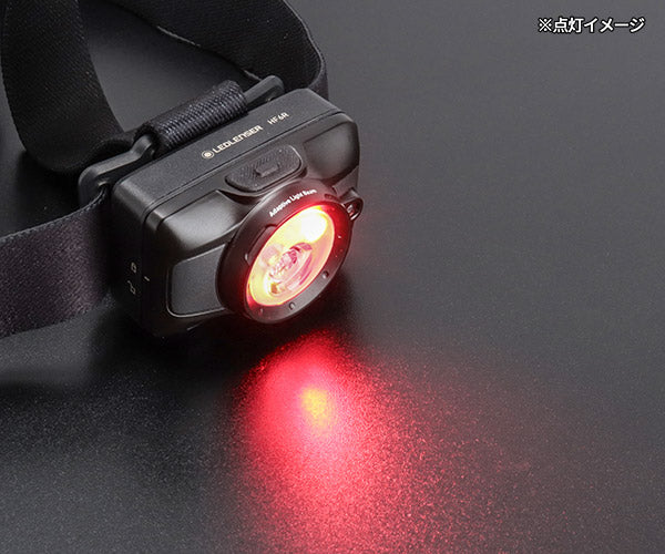 [26AW新商品] 日本正規品 レッドレンザー 充電式ヘッドライト HF6R 900ルーメン ALB搭載 自動調光 USB-C充電 軽量130g IP67 (503319)(4058205042703) Ledlenser