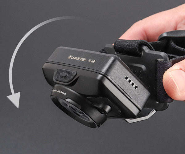 [26AW新商品] 日本正規品 レッドレンザー 充電式ヘッドライト HF6R 900ルーメン ALB搭載 自動調光 USB-C充電 軽量130g IP67 (503319)(4058205042703) Ledlenser