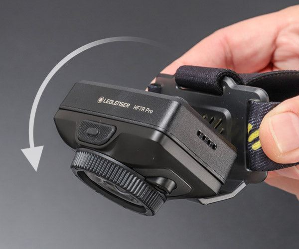 [26AW新商品] 日本正規品 レッドレンザー 充電式ヘッドライト HF7R PRO 1200ルーメン ALB搭載 ヘルメット対応 (503320)(4058205042727) Ledlenser
