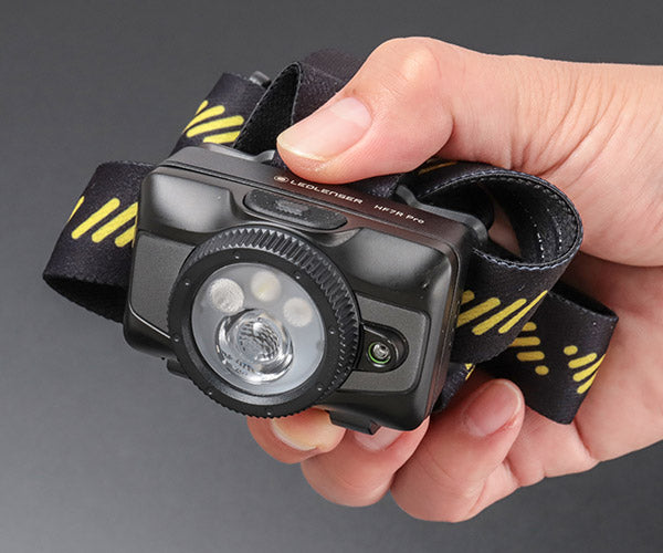 [26AW新商品] 日本正規品 レッドレンザー 充電式ヘッドライト HF7R PRO 1200ルーメン ALB搭載 ヘルメット対応 (503320)(4058205042727) Ledlenser