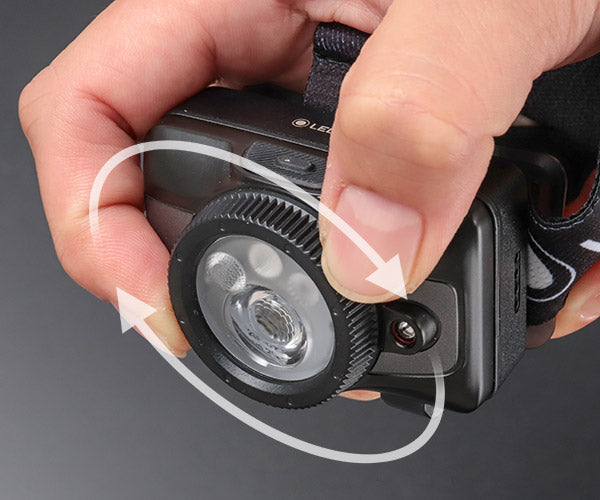 [26AW新商品] 日本正規品 レッドレンザー 充電式ヘッドライト HF7R 1200ルーメン ALB搭載 デジタルフォーカス 軽量134g (503349)(4058205043472) Ledlenser