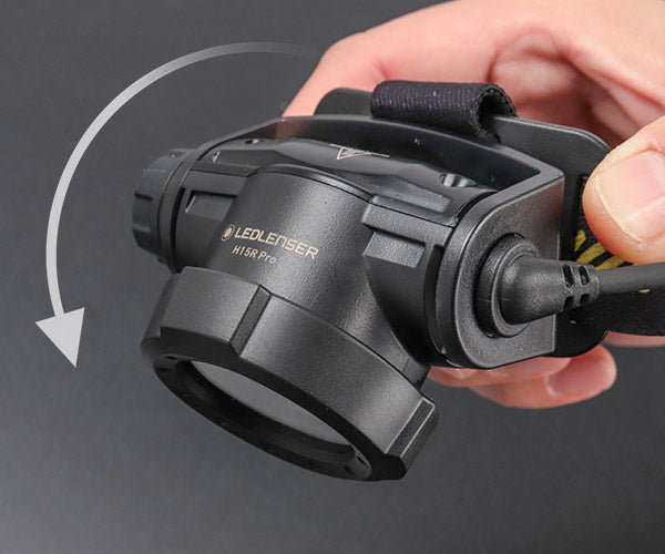 [26AW新商品] 日本正規品 レッドレンザー 充電式ヘッドライト H15R PRO 3000ルーメン 最長450m ヘルメット対応 USB-C充電 (503354)(4058205043557) Ledlenser