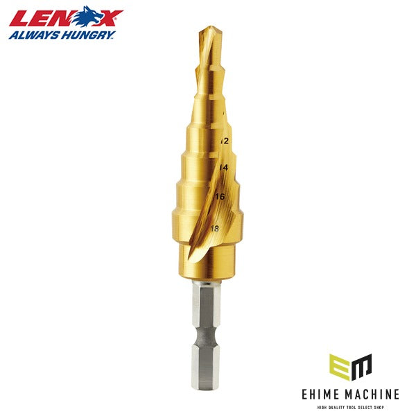 日本正規品 レノックス インパクトシャンクステップドリル 6-18mm (LX90002) (4536178995009) LENOX
