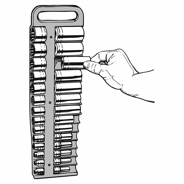 日本正規品 ライル ドライブマグネットソケットホルダー 9.5sq.(3/8) レッド 40200 (0083045402008) LISLE