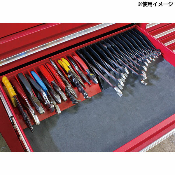 日本正規品 ライル プライヤーラック レッド W273×H45mm 40490 (0083045404903) LISLE
