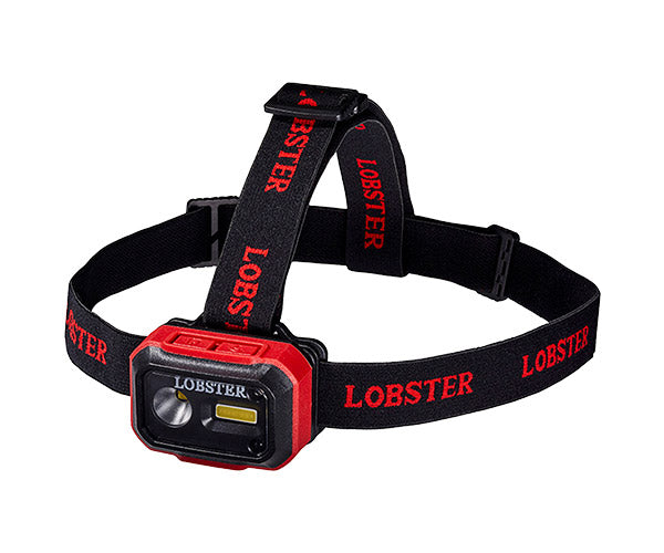 [26AW新商品] ロブテックス LEDヘッドライト 高演色Ra97 最大700lm 4段階調光 タッチレス操作 マグネット・フック付 IP66 USB充電 (LLH1)(4963202022903) LOBSTER エビ