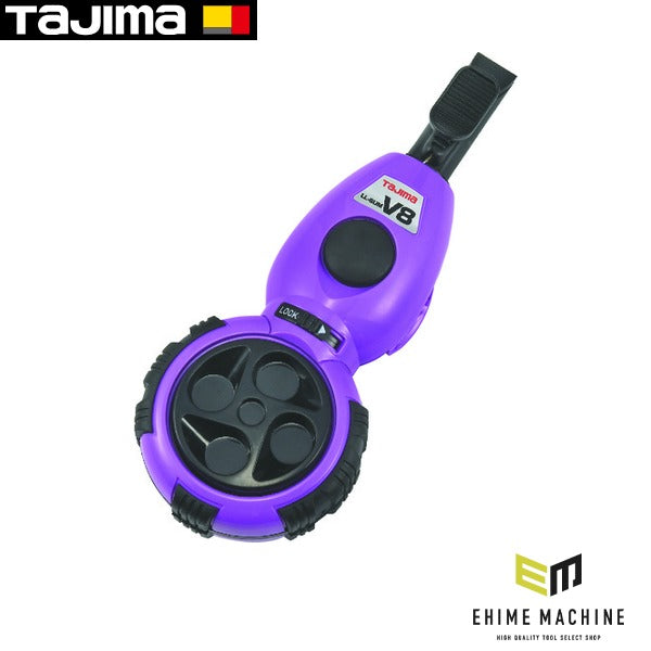 タジマ エルライン墨つぼV8鶴首 パープル (LL-SUMV8T-PA)(4975364056559) TAJIMA TJMデザイン