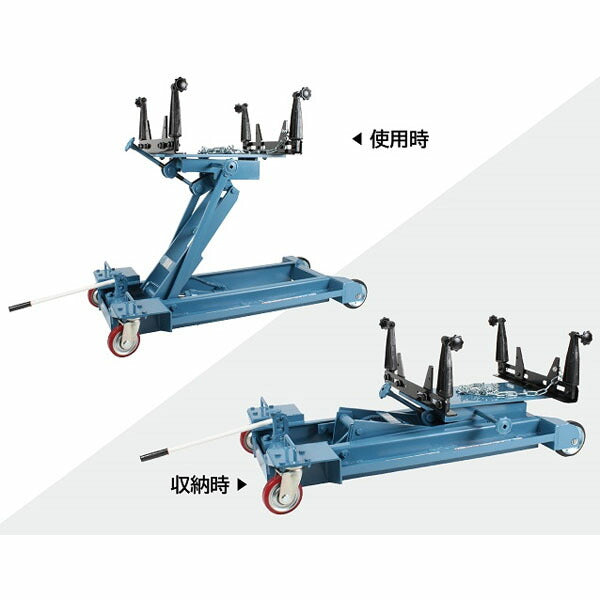 [メーカー直送業者便] 長崎ジャッキ ミッションジャッキ 能力1000kg 大型車向け (M-1800)(4940995270230) NAGASAKI JACK
