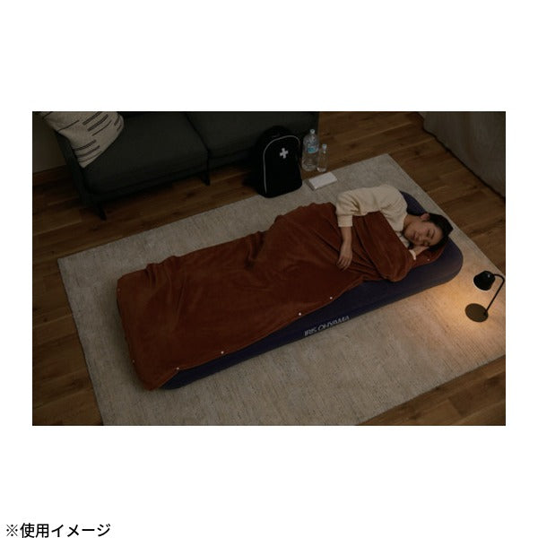 アイリスオーヤマ 3way毛布 ブラウン 毛布・寝袋・ポンチョ 1400x1900mm 防災 (M-3BM)(4967576781503) IRIS OHYAMA