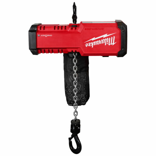 日本正規品 ミルウォーキー M18 充電式チェーンブロック 1トン/6m 定格荷重1000kg 逆設置対応 無段階可変速 電池別売 電動工具 (M18 BLCHTO-0 APJ) (4573592032200) Milwaukee