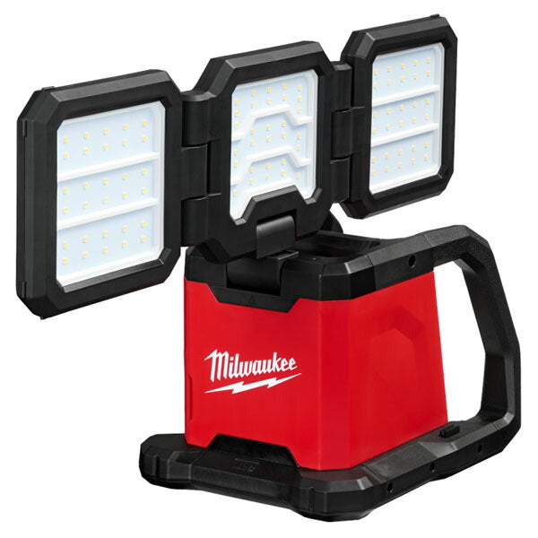日本正規品 ミルウォーキー M18 充電式マルチヘッドワークライト 4500lm TRUEVIEW 2.7m耐衝撃 マグネット フック M18バッテリー対応 電池別売 (M18 MDTL-0 APJ) (4573592040359) Milwaukee