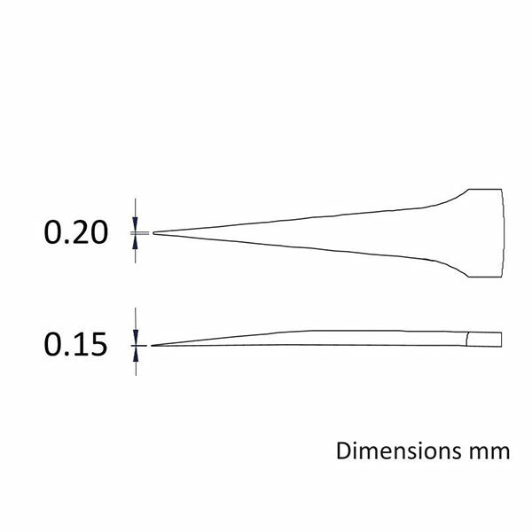 日本正規品 アイデアルテック 0.2MM ミニステンレスピンセット(耐酸/磁) (M2.SA.1.IT)(7640144711528) ideal-tek