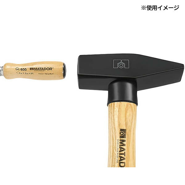 日本正規品 マタドール 木柄貫通ドライバー 12X200MM (06002012)(4040674121751) MATADOR