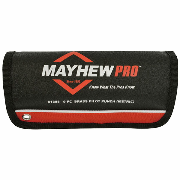 日本正規品 メイヒュー 真鍮製ピンポンチ ロールピン用 9本組 61388 (0045256613888) MAYHEW