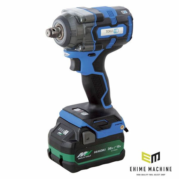 [26SS新商品] TOKU 12.7sq充電式シャットオフインパクトレンチ MBI-160TX 18V 5Ah 550N・m 急速充電25分 (4562185603842) 東空販売