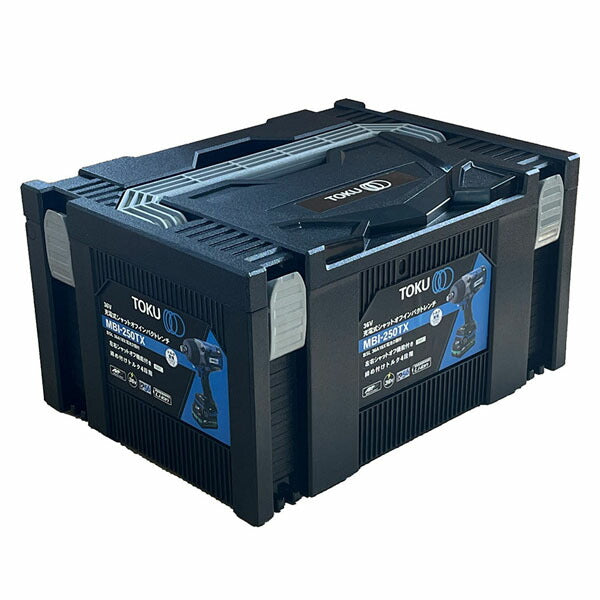 [26SS新商品] TOKU 19.0sq充電式シャットオフインパクトレンチ MBI-250TX 36V 2.5Ah 2100N・m ISO/JIS仮締め対応 (4562185603866) 東空販売