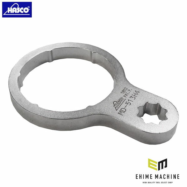 ハスコー 燃料フィルターケースレンチ 日野 いすゞ大型車用 変形 傷防止 差込角12.7sq MD-513H4 (4580372216613) HASCO