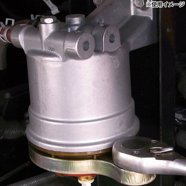 ハスコー 燃料フィルターレンチ 日野中型車用 適合サイズ107mm 差込角12.7sq MD-513H (4580372206720) HASCO