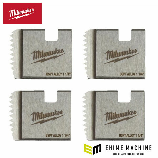 日本正規品 ミルウォーキー 鋼管用チェーザ(4枚) PT 1－1/4”(32A) (4932480230)(4573592055964) milwaukee