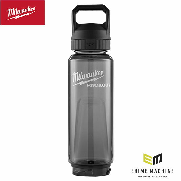 日本正規品 ミルウォーキー PACKOUT プラスチックボトル ブラック M 1005mL トライタン樹脂 食洗器対応 パックアウトシステム連結対応 漏れ防止フタ付き (4932498640) (4573592056824) Milwaukee