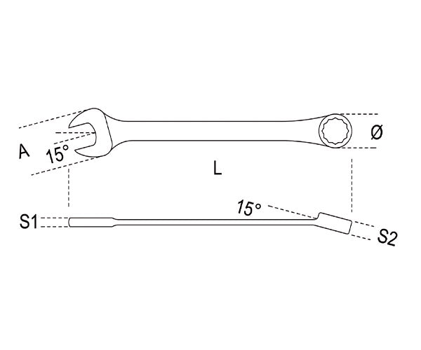 日本正規品 ベータ コンビネーションレンチ 12mm (42 12)(8014230959016) Beta