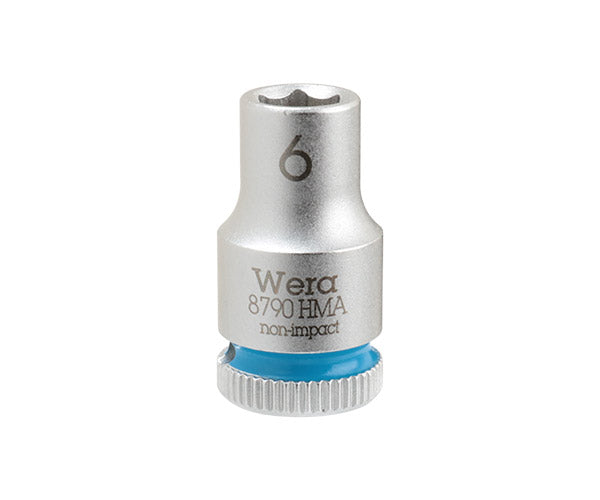日本正規品 ヴェラ 1/4DRx 6 mm ソケット(ZYKLOP) (003505)(4013288120137) ベラ Wera