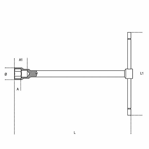 日本正規品 ベータ スライド式Tハンドルソケットレンチ 7mm (950 7)(8014230038100) Beta