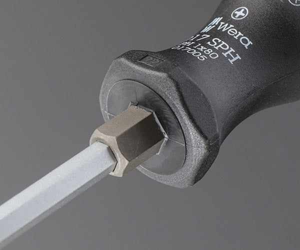 日本正規品 Wera 017005 917 SPH ネジノミ 貫通タイプ プラスドライバー 先端サイズPH 1 ネジ締め ハツリ タガネ 05017005001 ヴェラ ベラ