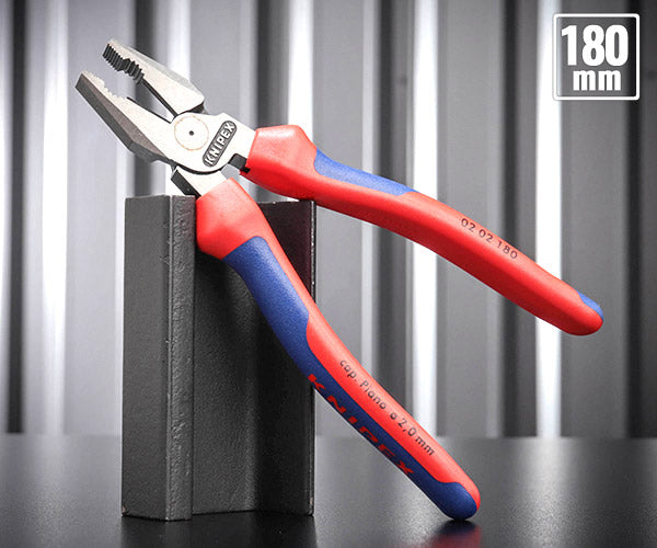 【8月の特価品】日本正規品 クニペックス 強力型ペンチ (0202-180)(4003773034896) 業務向け KNIPEX