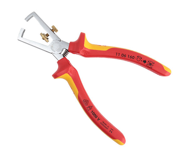 日本正規品 クニペックス 絶縁エンドワイヤーストリッパー 1000V (1106-160)(4003773021933) 業務向け KNIPEX