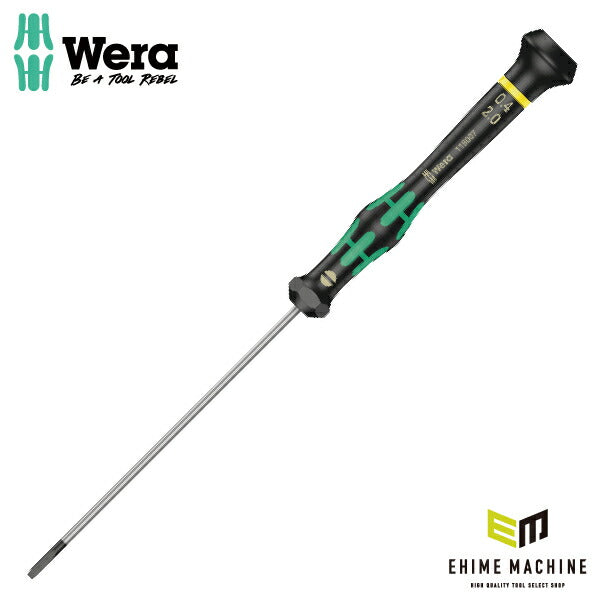 日本正規品 Wera 118007 2035 ブラックポイント早回し精密マイナスドライバー 先端サイズ0.40x2.0mm 05118007001 ヴェラ ベラ