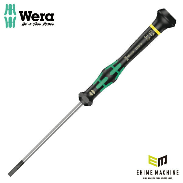日本正規品 Wera 118012 2035 ブラックポイント早回し精密マイナスドライバー 先端サイズ0.60x3.5mm 05118012001 ヴェラ ベラ