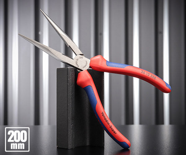 日本正規品 クニペックス 先長ラジオペンチ (26 12 200)(4003773023142) 業務向け KNIPEX