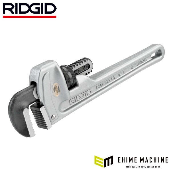 RIDGID リジッド 31090 810 アルミストレートパイプレンチ 全長250mm