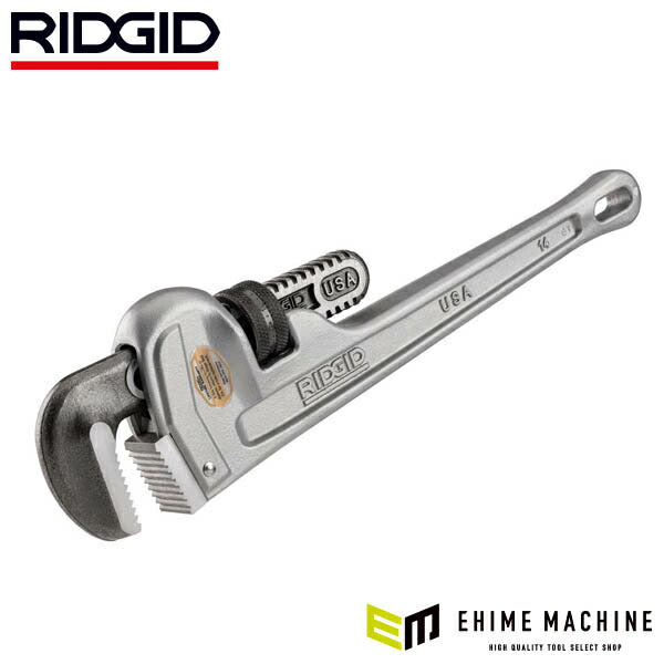 RIDGID リジッド 31095 814 アルミストレートパイプレンチ 全長350mm