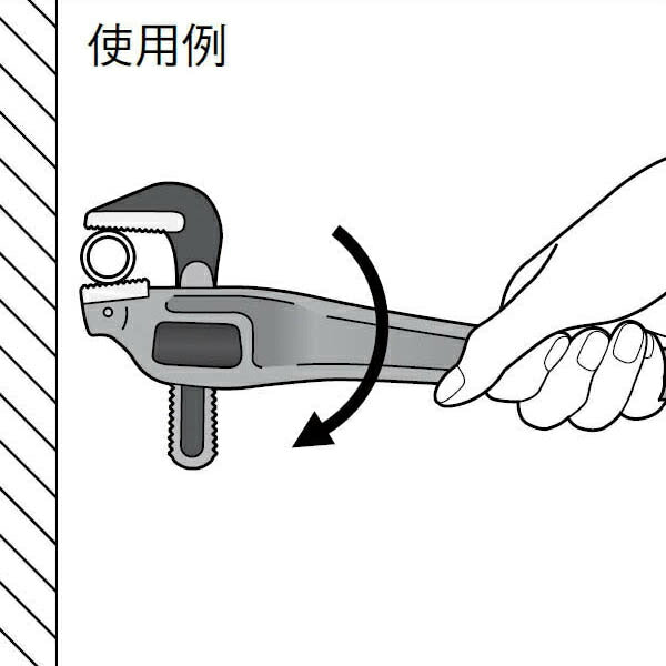 RIDGID リジッド 31120 14-OF アルミオフセットレンチ 全長350mm オフセットパイプレンチ