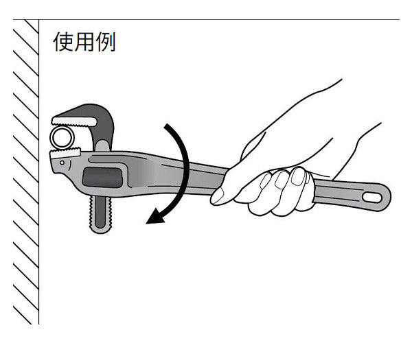 RIDGID リジッド 31120 14-OF アルミオフセットレンチ 全長350mm オフセットパイプレンチ