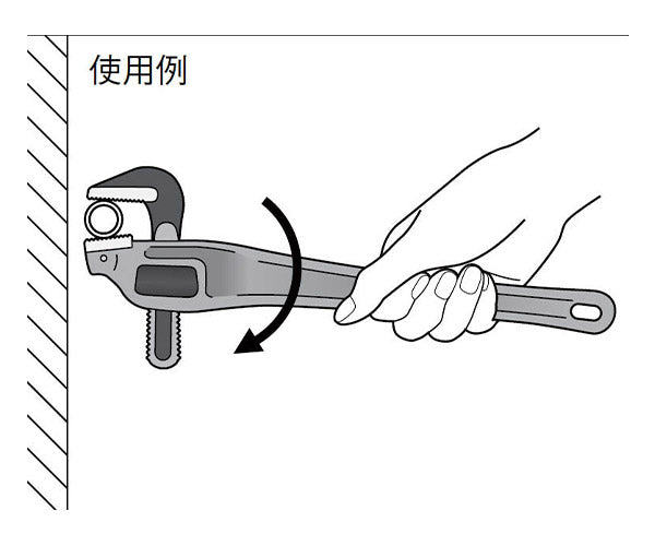 RIDGID リジッド 31125 18-OF アルミオフセットレンチ 全長450mm オフセットパイプレンチ