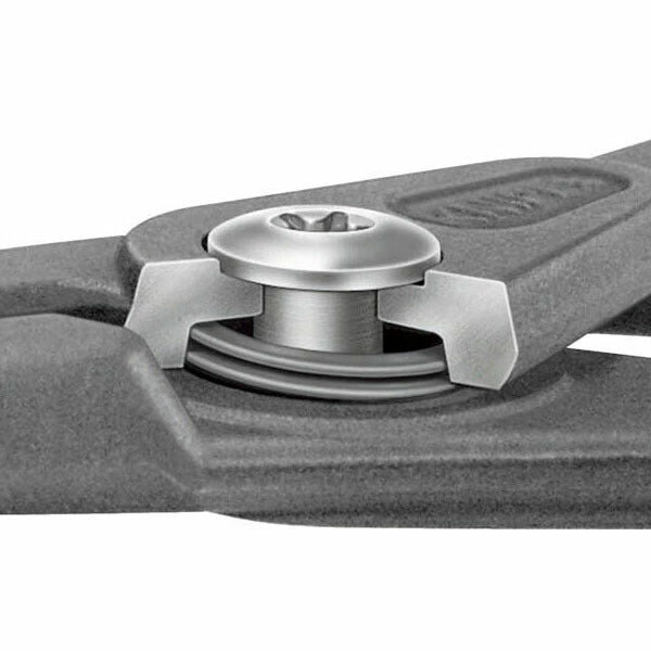 日本正規品 クニペックス 軸用精密スナップリングプライヤー 曲 (4921-A21)(4003773048831) 業務向け KNIPEX