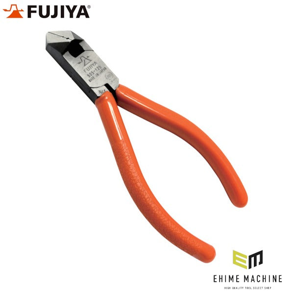 フジ矢 ニッパー(斜刃穴付2枚合わせ) 125mm (505-125)(4952520005651) FUJIYA 工具